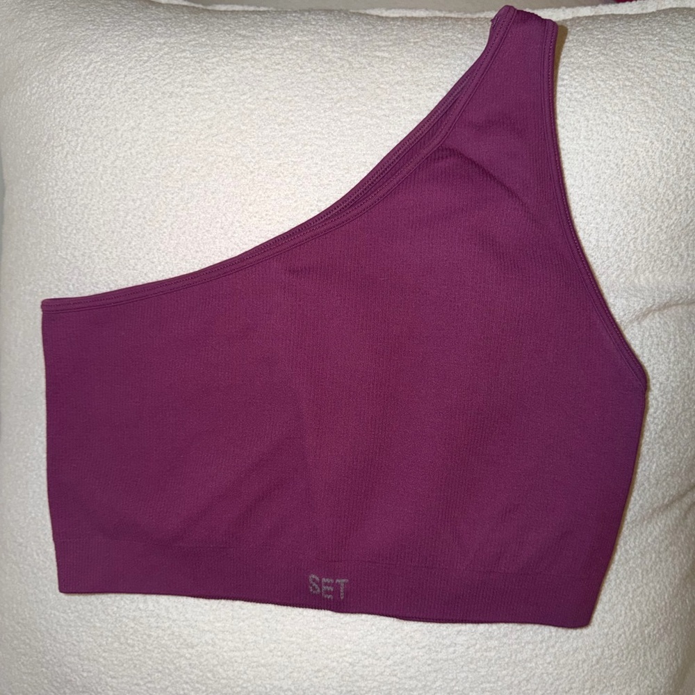 SET Active One-Shoulder Top Sports Bra